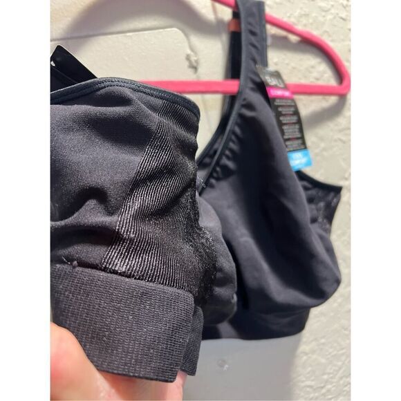 Bali Black Cool Comfort Fabric Bra Woman’s Size 3XL NEW - Picture 5 of 16